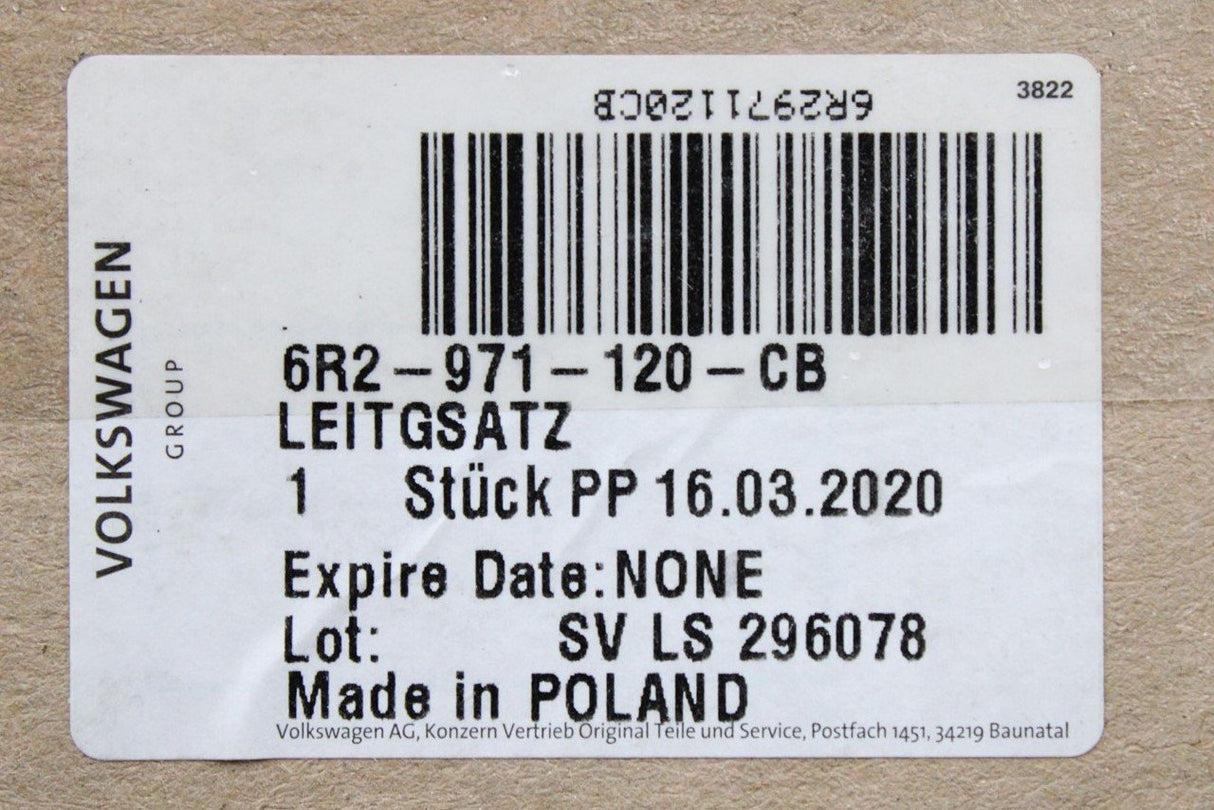 VW Polo 6R 2010-12 front door wiring harness (right) 6R2971120CB