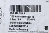 VW Audi Skoda SEAT Rear right caliper parking brake motor 3Q0998281A