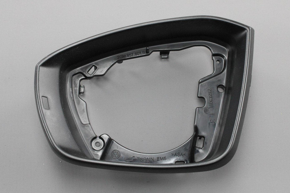 VW T-Roc T-Cross wing mirror surround trim frame (left) 2GM857601B 9B9, view 1