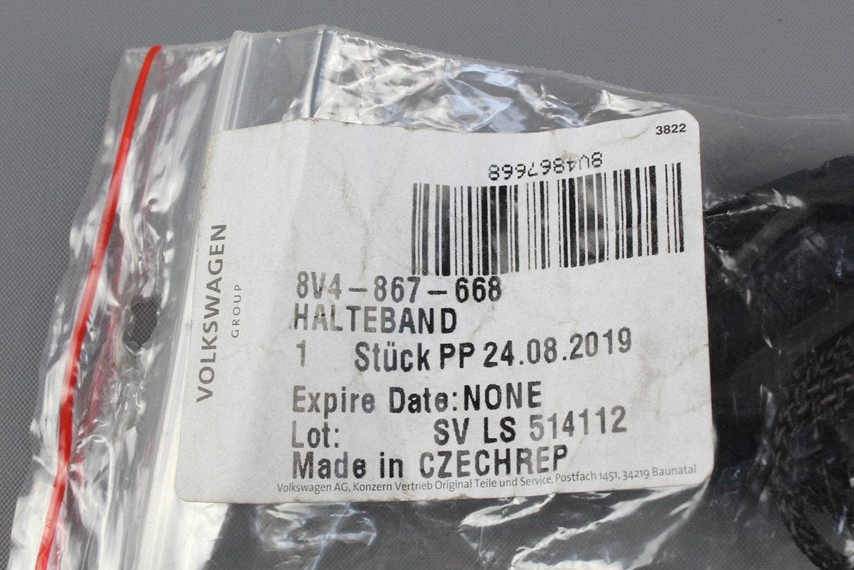 Audi A3 S3 RS3 Sportback 2013-2019 right parcel shelf string 8V4867668