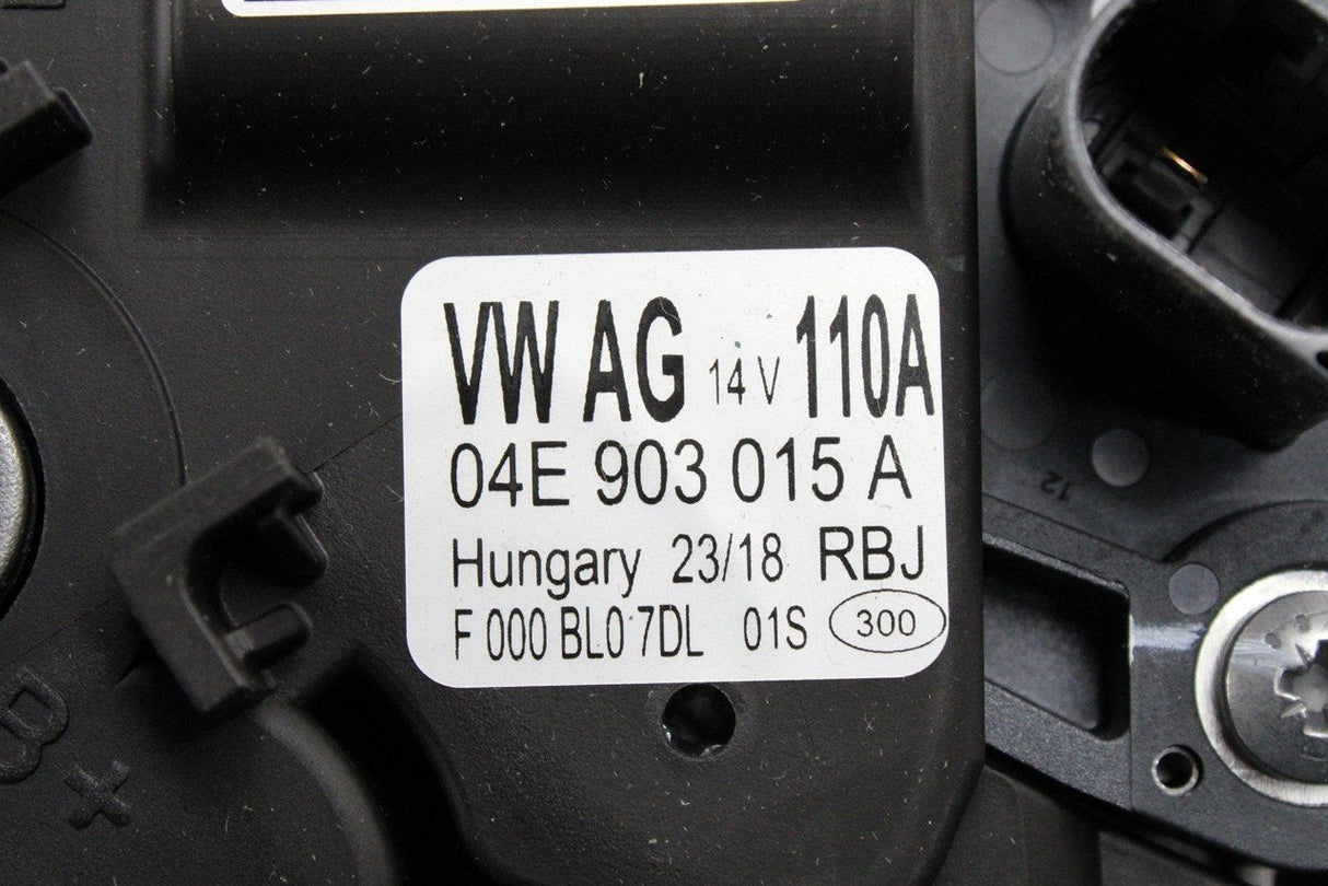VW Golf MK7 Audi A1 Q2 Skoda SEAT 1.0 1.2 1.4 TSI alternator 04E903015A