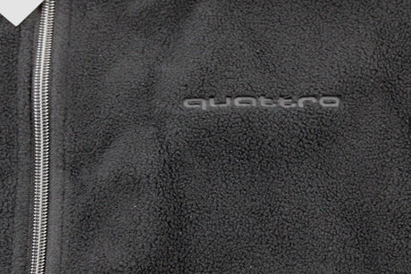 Audi Quattro Men's fleece jacket Black (XLarge) 3131700605