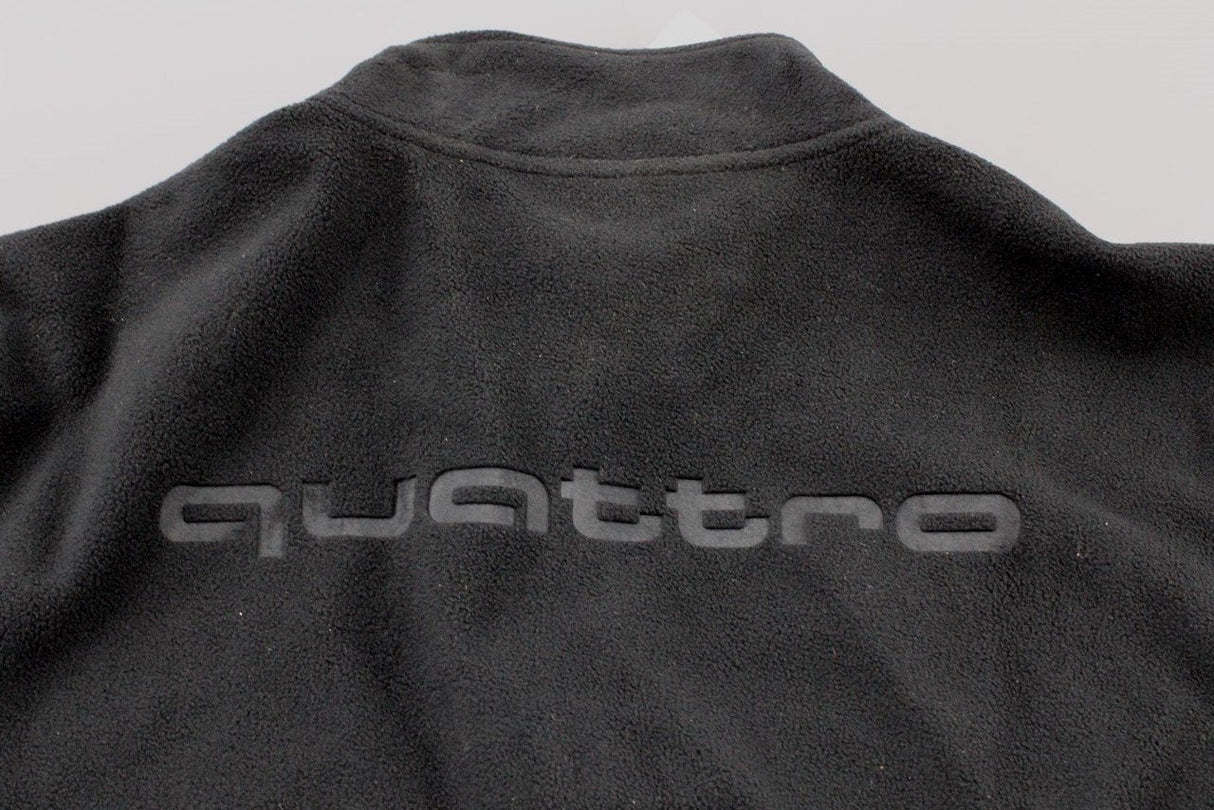 Audi Quattro Men's fleece jacket Black (XLarge) 3131700605