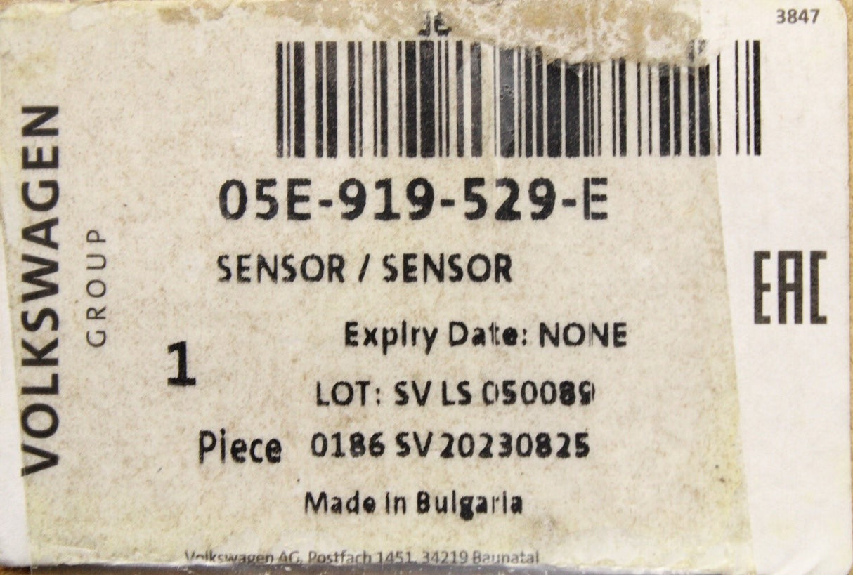 VW Audi Skoda SEAT exhaust gas temperature sender (1.5 eTSI) 05E919529E