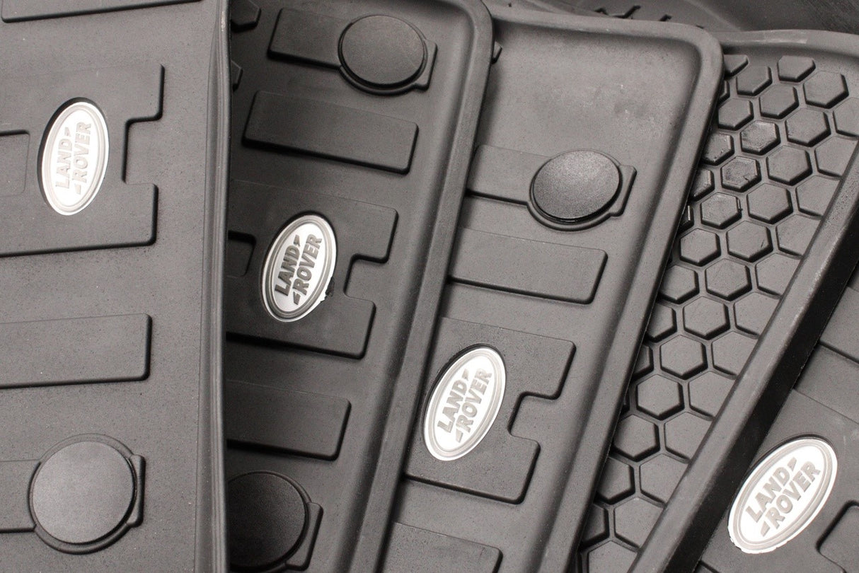 Land Rover Defender 20-on RHD SWB deep sided rubber floor mats (x5) VPLES0665