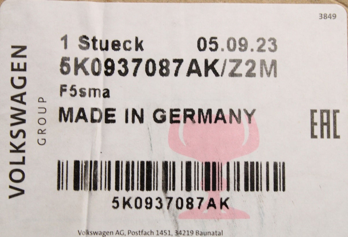 VW Scirocco 2015-2018 body control module 5K0937087AK Z2M