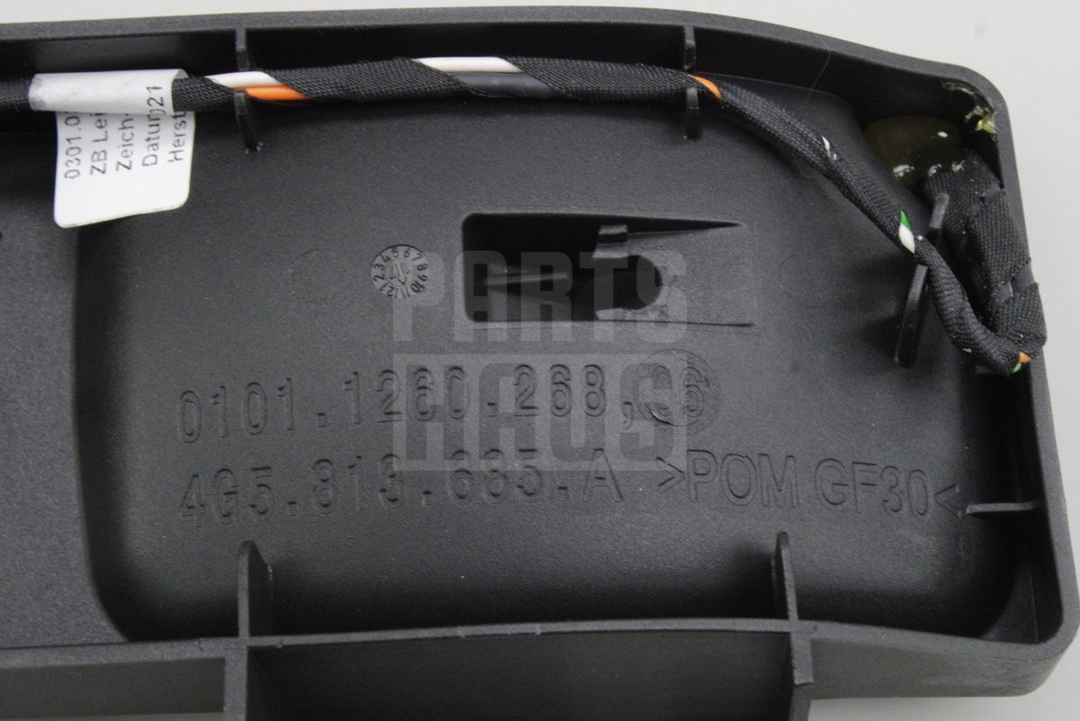 Audi A6 S6 Saloon 2011-18 swivel tow bar release lever (left) 4G5813685A