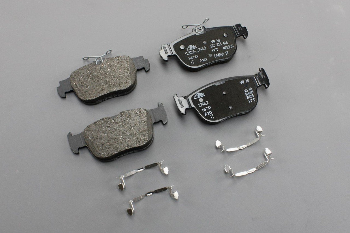 VW Golf 2020-on Audi A3 Skoda SEAT rear brake pads set (272mm) 8Y0698451