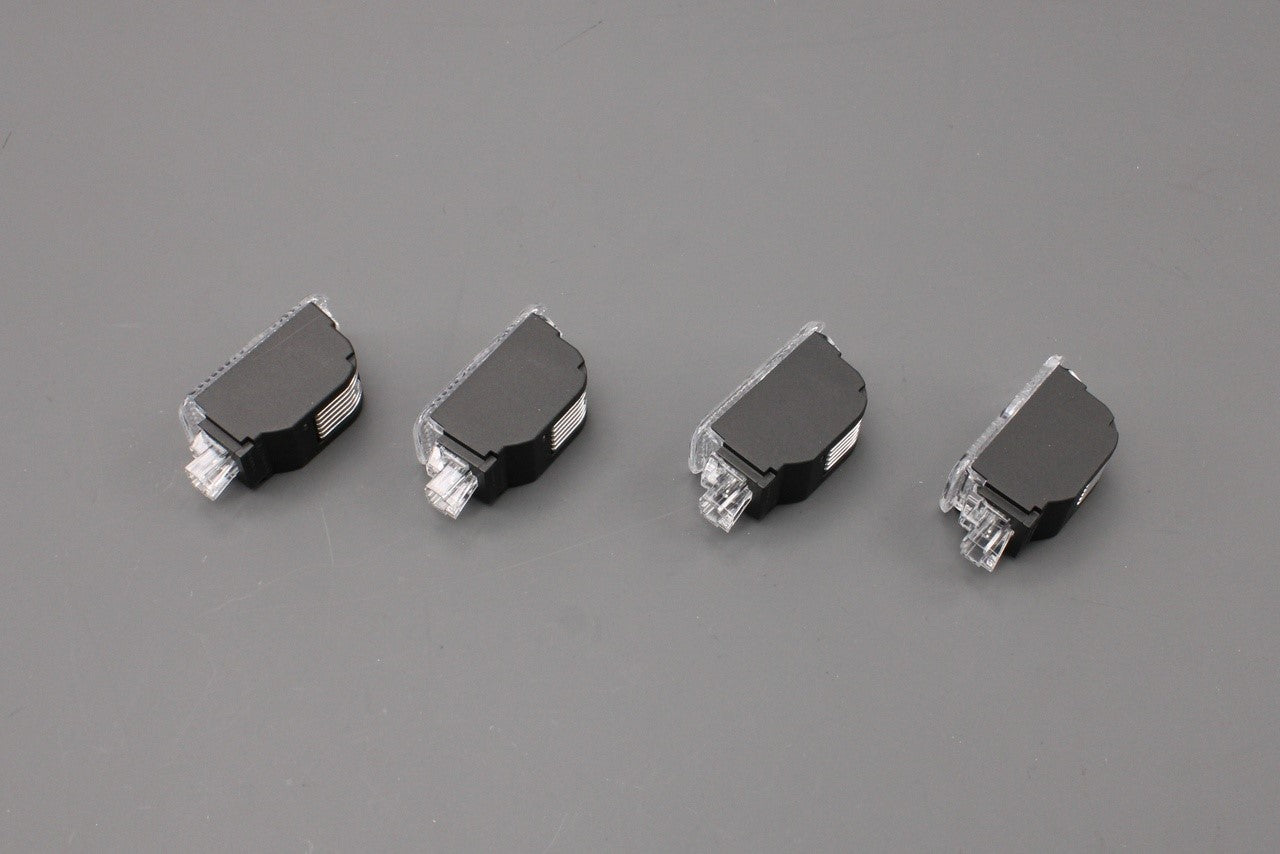 Audi S-logo LED projector entry puddle lights (x4 bundle