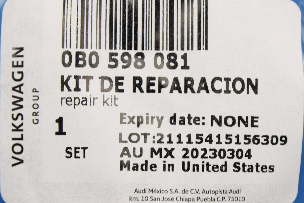 Audi A4 A5 A6 A7 Q5 16-on rear differential fill & drain plugs 0B0598081