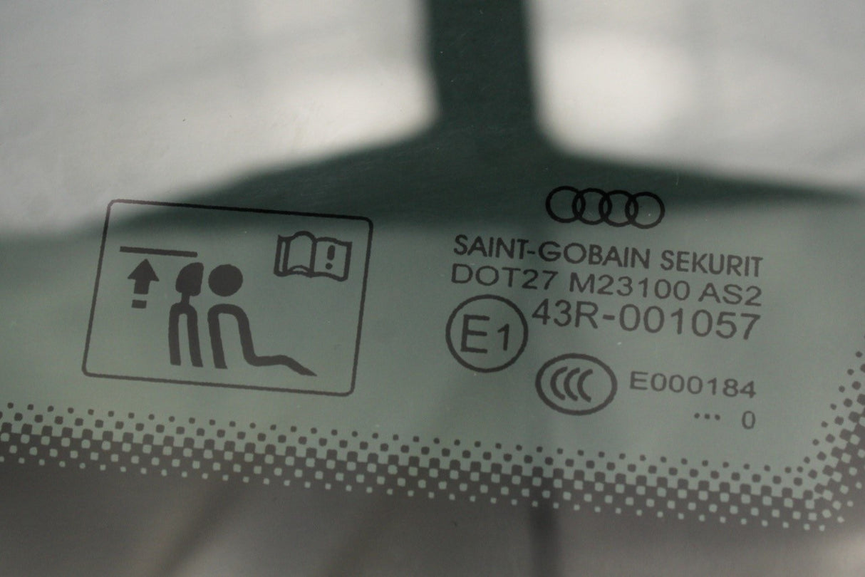 Audi A3 S3 RS3 2013-20 rear quarter window glass (right) 8V4845300A NVB