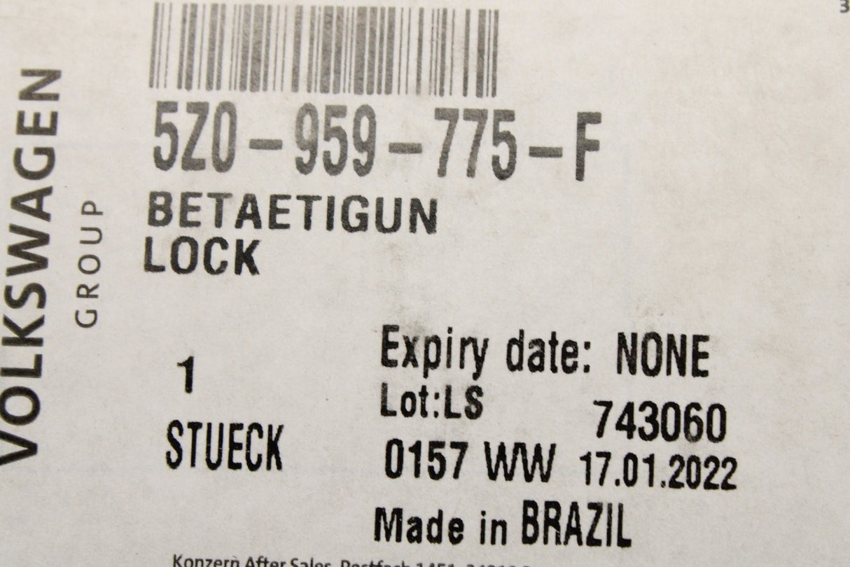 VW Fox 2005-12 boot lid lock (electronic) 5Z0959775F