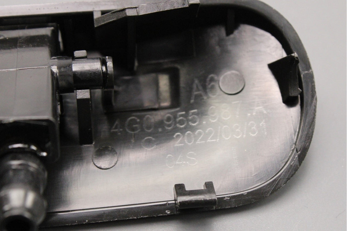 Audi A6 S6 RS6 driver front heated washer jet nozzle (left) 4G0955987A