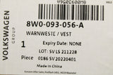Audi hi-visibility roadside safety vest 8W0093056A