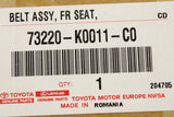 Toyota Yaris 20-on Yaris Cross front seat belt (left) 73220-K0011-C0