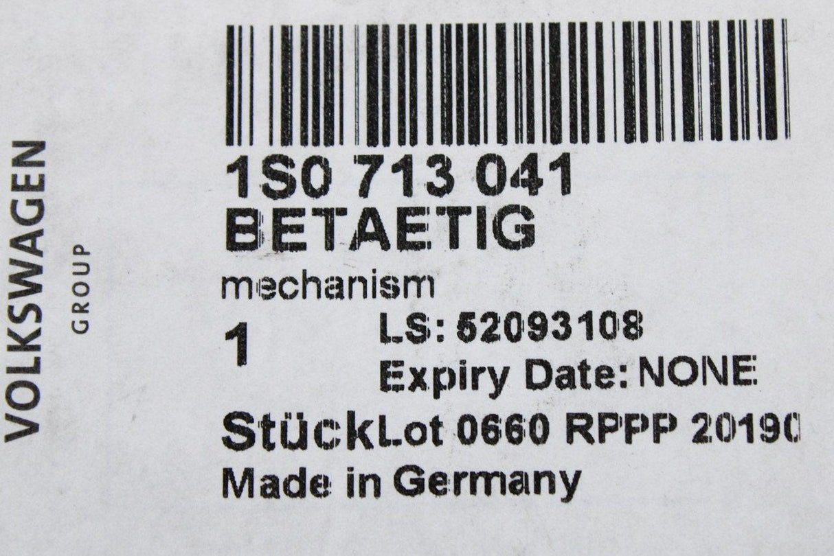 VW Skoda SEAT 2012-on 5 speed automatic selector mechanism 1S0713041