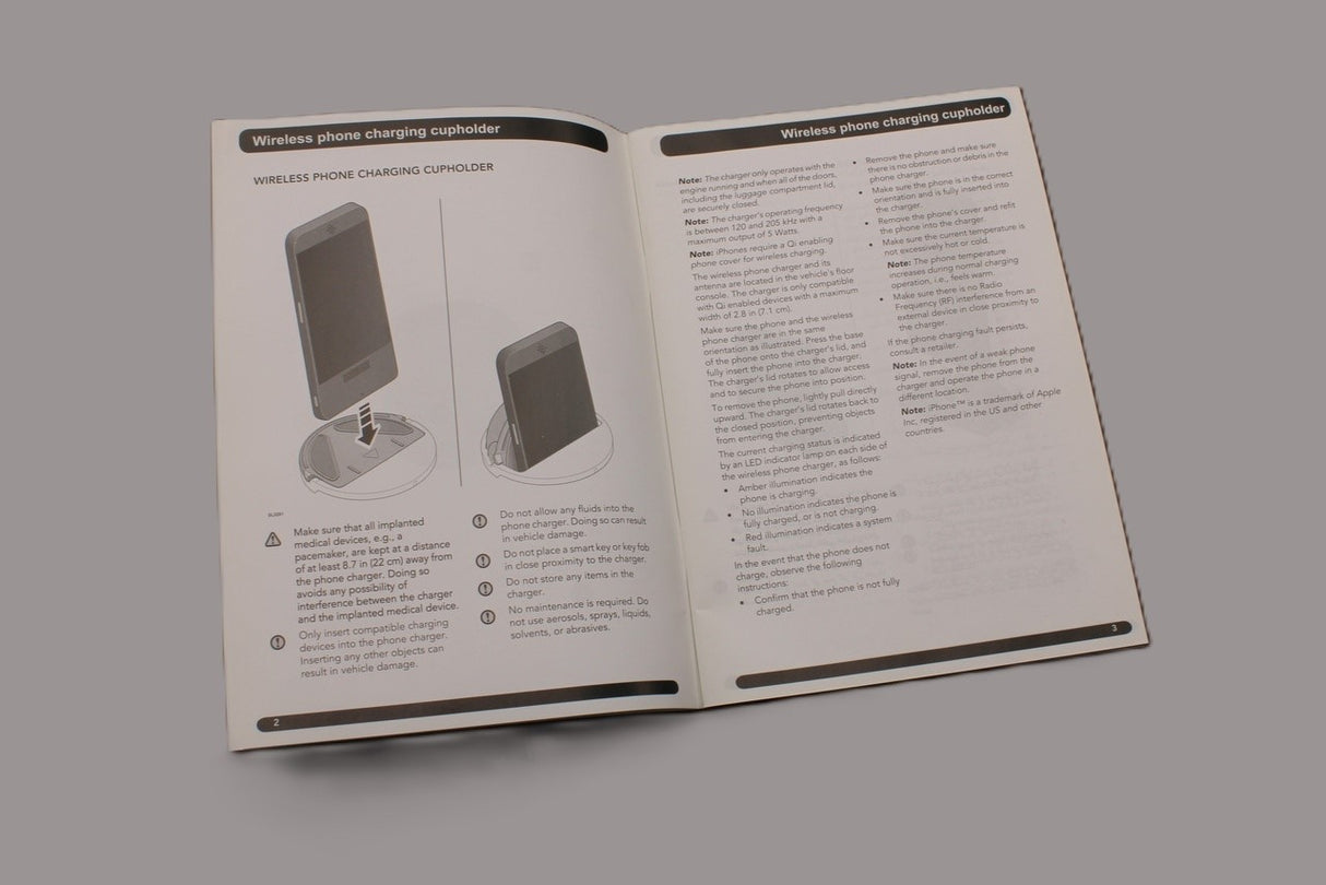 Land Rover Discovery 5 17-on cup holder wireless phone charger VPLRV0118