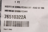Ducati Mulstistrada DesertX foot peg rubber cover (left) 76510322A