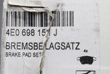 VW Phaeton 11-16 Audi A6 A8 03-11 brake pad set (front) 4E0698151J