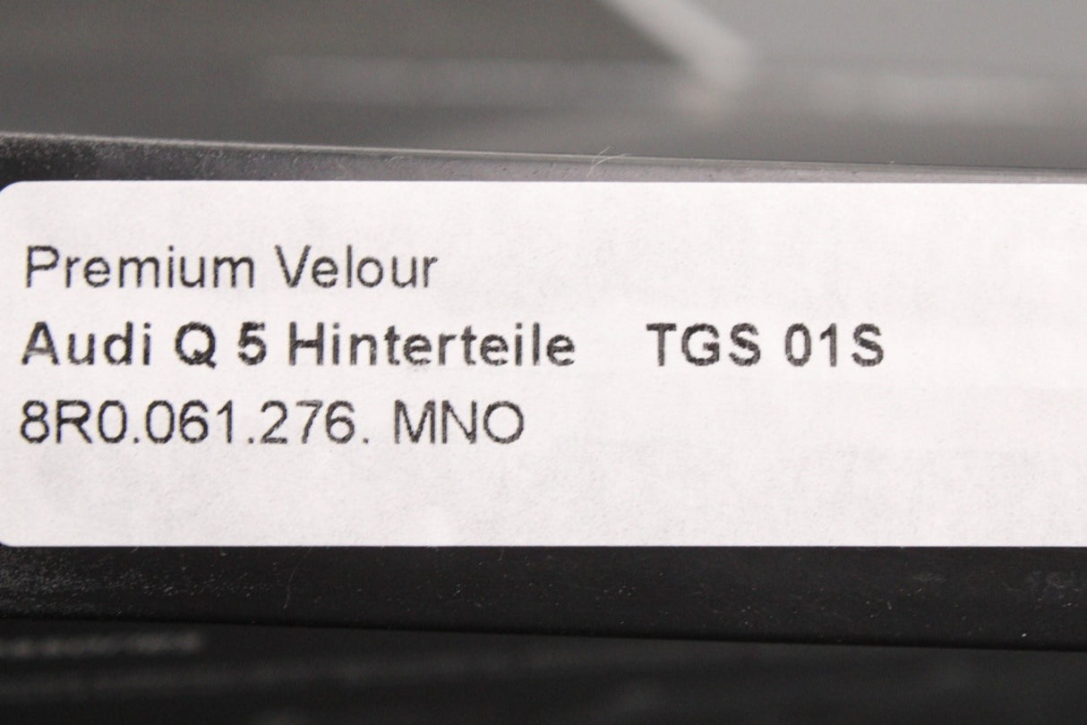Audi Q5 2009-2017 premium carpet floor mats (rear) 8R0061276 MNO