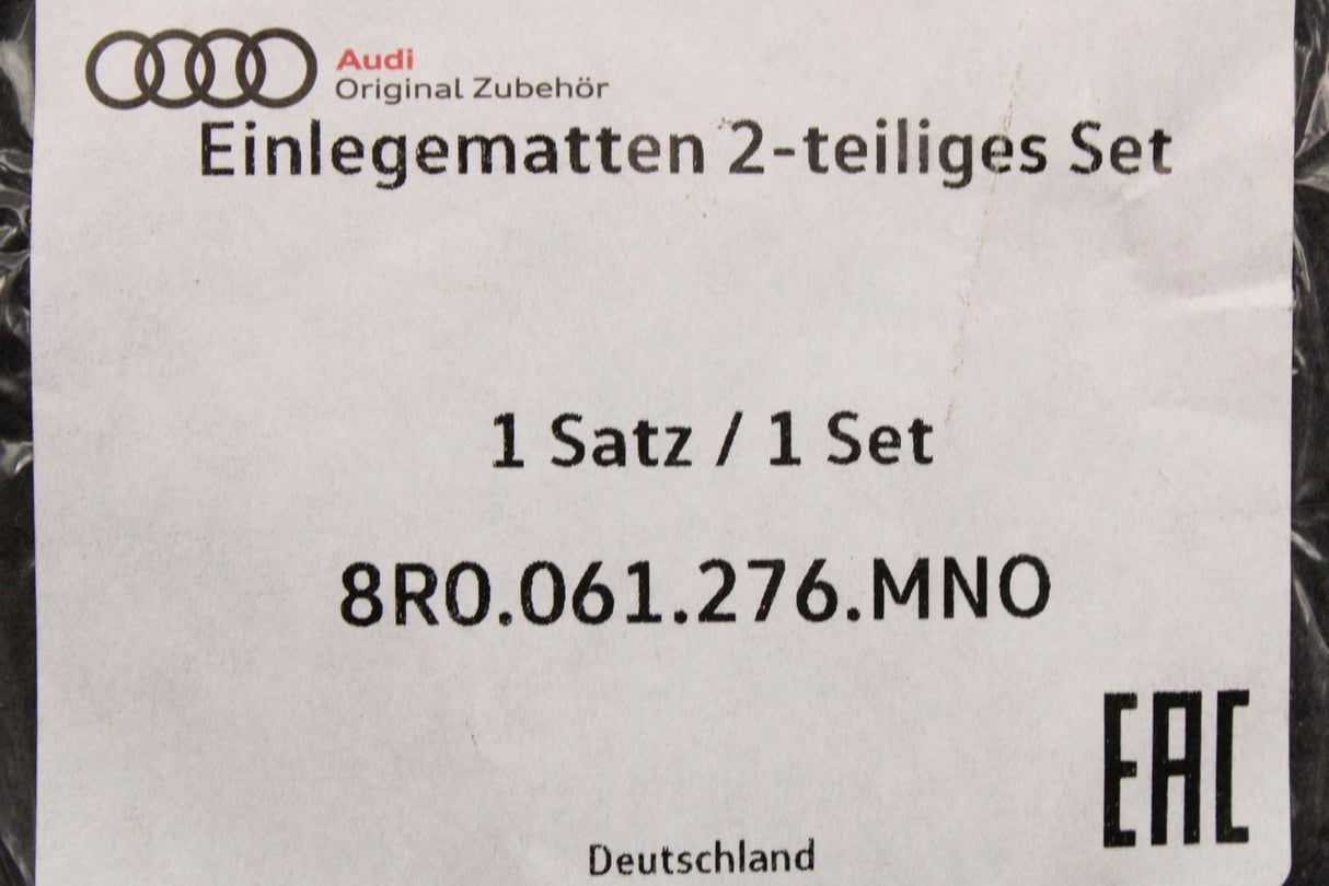 Audi Q5 2009-2017 premium carpet floor mats (rear) 8R0061276 MNO