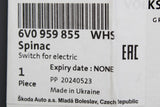 Skoda Fabia 2015-2023 passenger door window switch 6V0959855 WHS