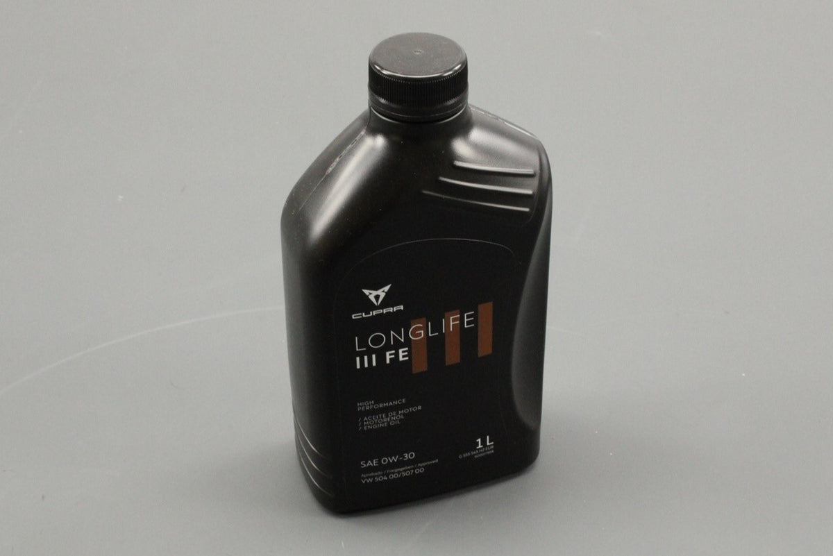 CUPRA high performance 0W-30 long life engine oil (1 litre) GS55545H2EUR, view 1