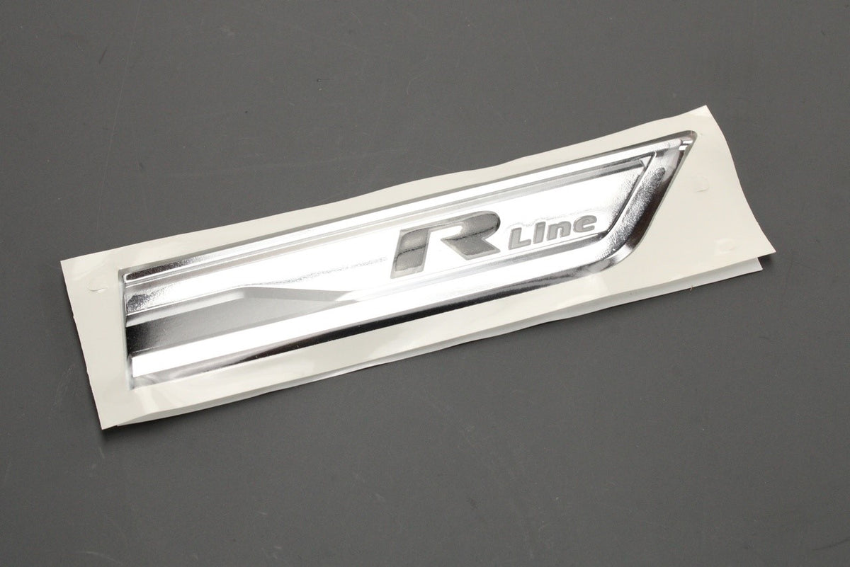 VW Touareg 2018-on R-Line emblem (front left) 760853689J DPJ, view 1