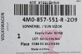 Audi Q7 2016-on illuminated sun visor (left) 4M0857551R 2O9