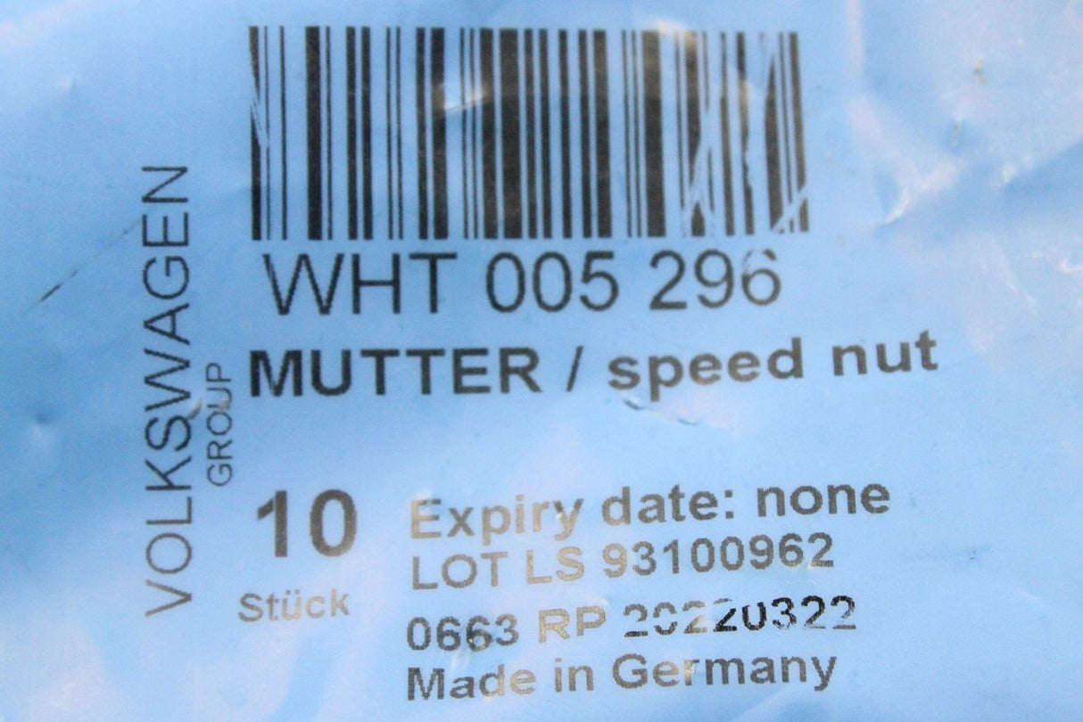 Audi RS3 RS4 RS5 RS6 RS7 RSQ3 TTRS exterior trim speed nut WHT005296