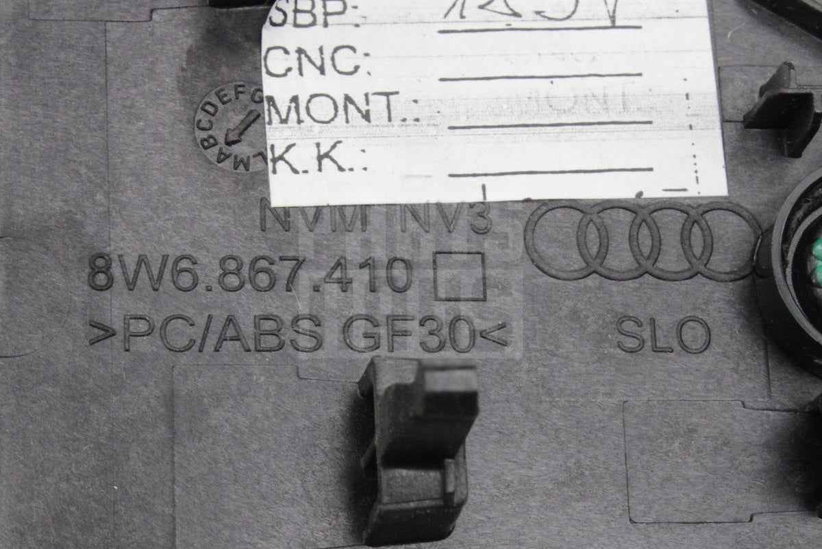 Audi A5 S5 RS5 2017-25 front door card trim panel (right) 8W6867410Q 1NK