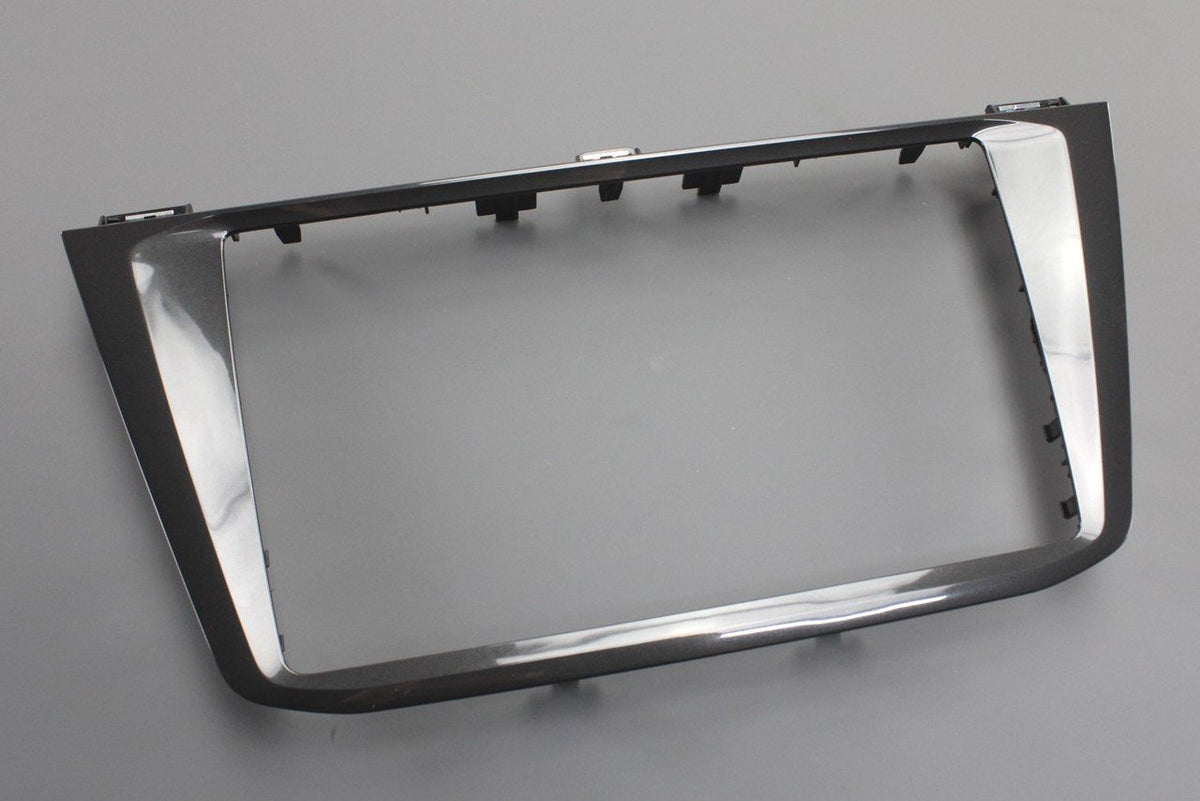 VW Tiguan Allspace head unit surround trim black metallic 5NN858069B WQD, view 1