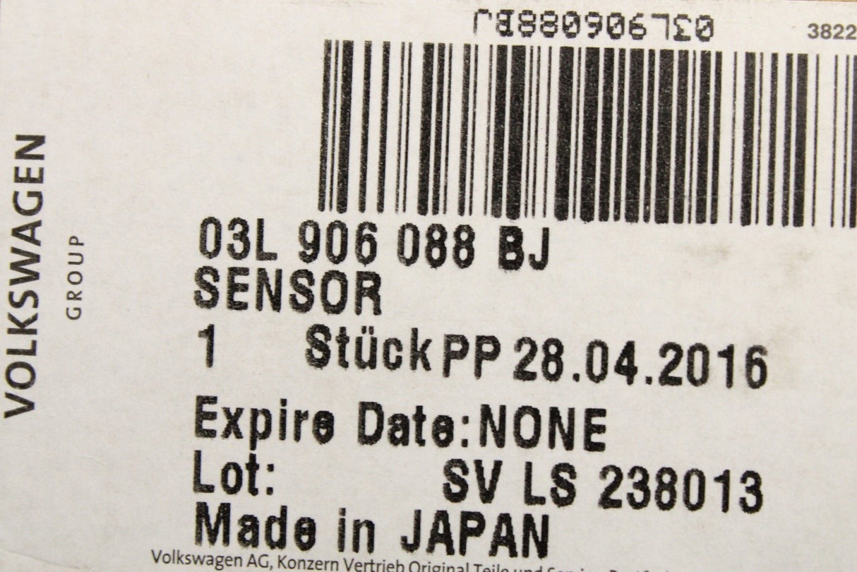 VW Golf Audi Skoda SEAT exhaust gas temp sender (post DPF) 03L906088BJ