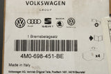 VW Touareg R 20-on Audi Q7 Q8 350mm brake pads set (rear) 4M0698451BE