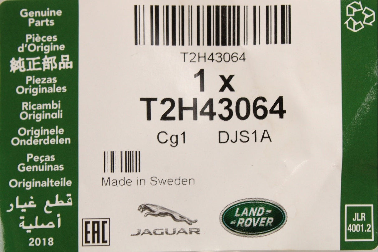 Jaguar XF 2016-on accessory semi-rigid boot liner (saloon) T2H43064