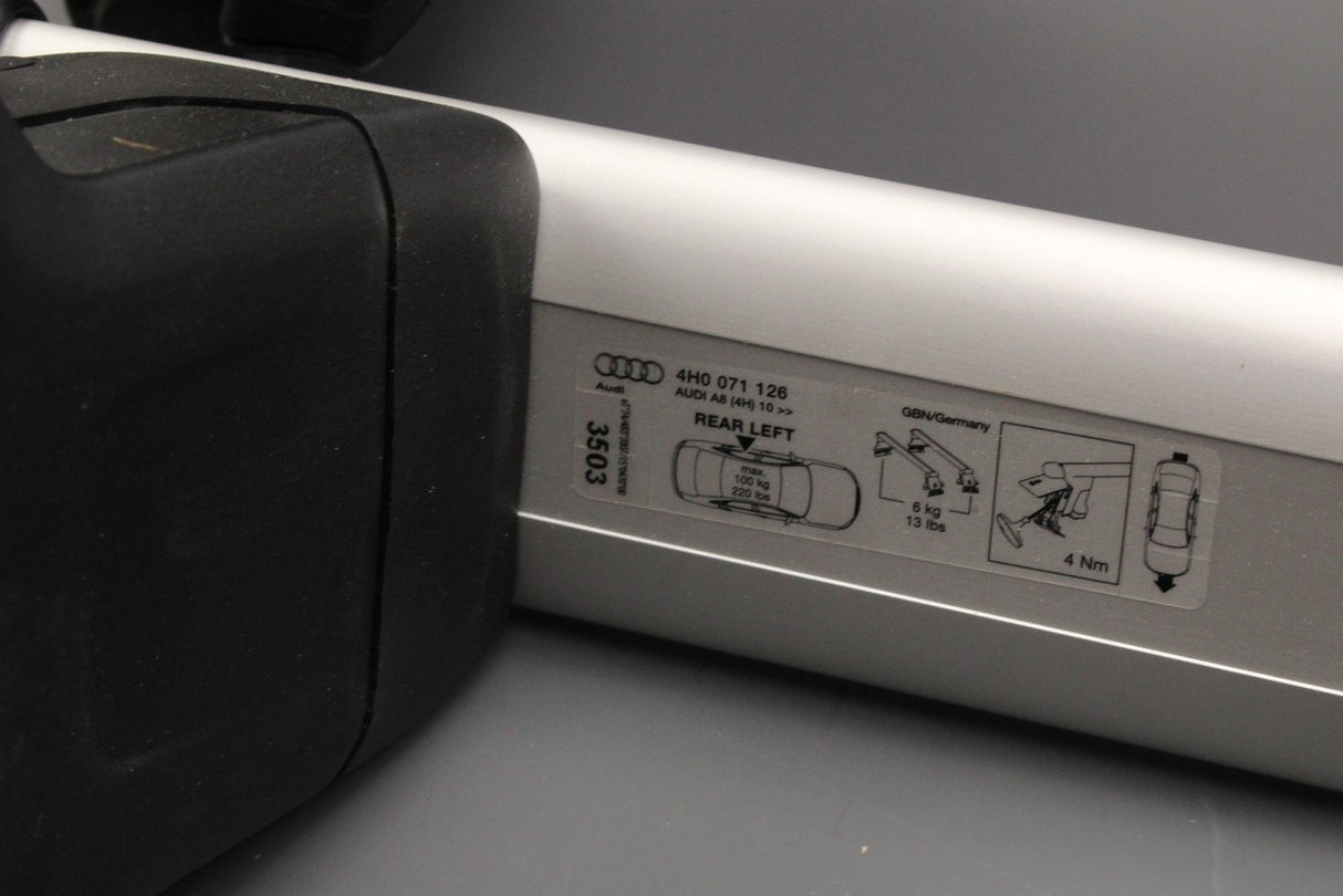 Audi A8 S8 D4 2011-2017 accessory roof bars 4H0071126