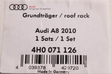 Audi A8 S8 D4 2011-2017 accessory roof bars 4H0071126