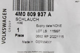 VW Touareg Audi Q5 Q7 RS6 RSQ8 fuel filler housing drain hose 4M0809937A