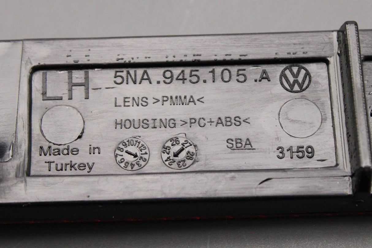 VW Tiguan 2016-2024 rear bumper reflector (inner left) 5NA945105A