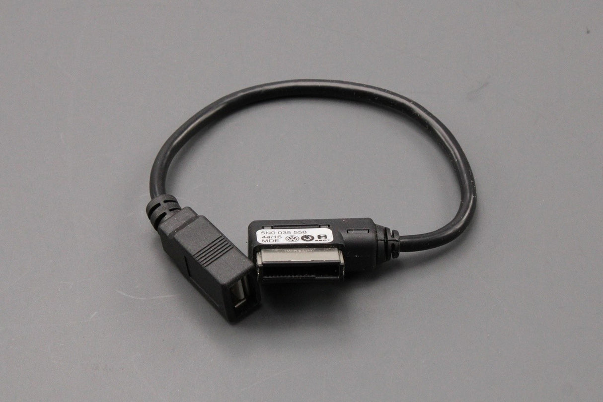 VW media-in socket USB adapter cable 5N0035558