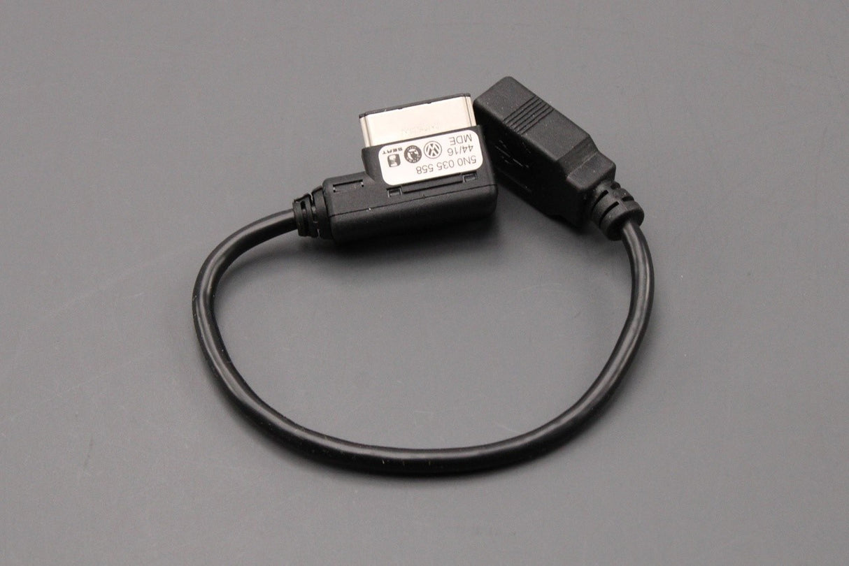 VW media-in socket USB adapter cable 5N0035558