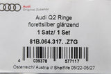 Audi Q2 2017-on accessory Audi ring logo stickers 81B064317 Z7G