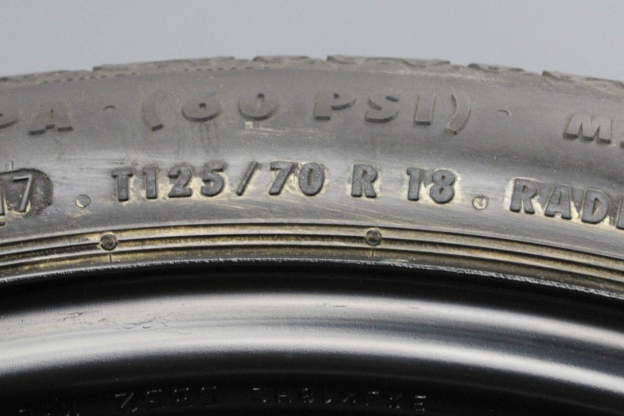 VW Audi Skoda SEAT emergency spare wheel & tyre (18") 1K0601027AP 03C