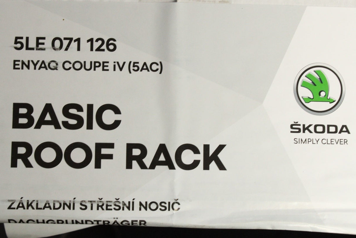 Skoda Enyaq 2021-on Elroq 2025-on roof bars (coupe) 5LE071126