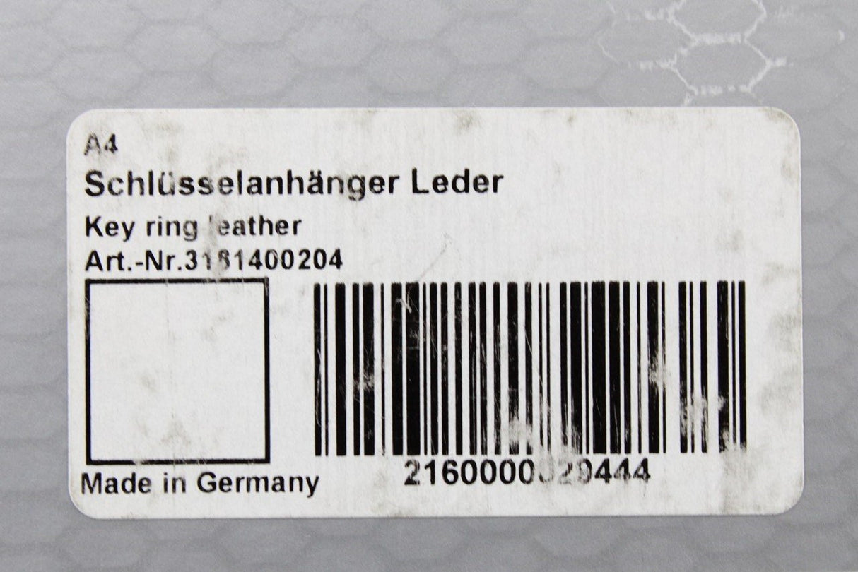 Audi A4 leather keyring 3181400204