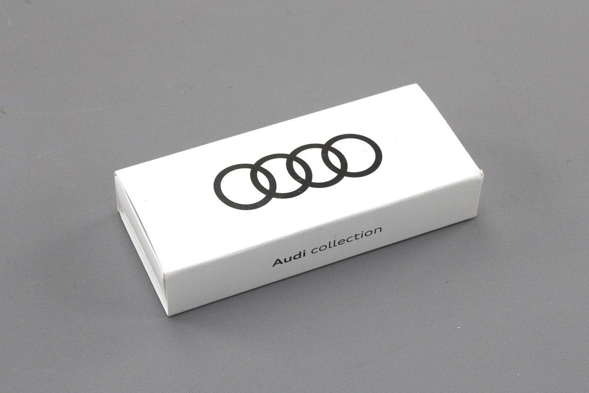 Audi S logo leather keyring 3181400210