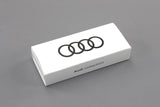 Audi S logo leather keyring 3181400210