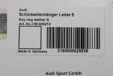 Audi S logo leather keyring 3181400210