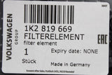 VW Golf MK5 MK6 Caddy Audi Skoda SEAT pollen dust filter (RHD) 1K2819669
