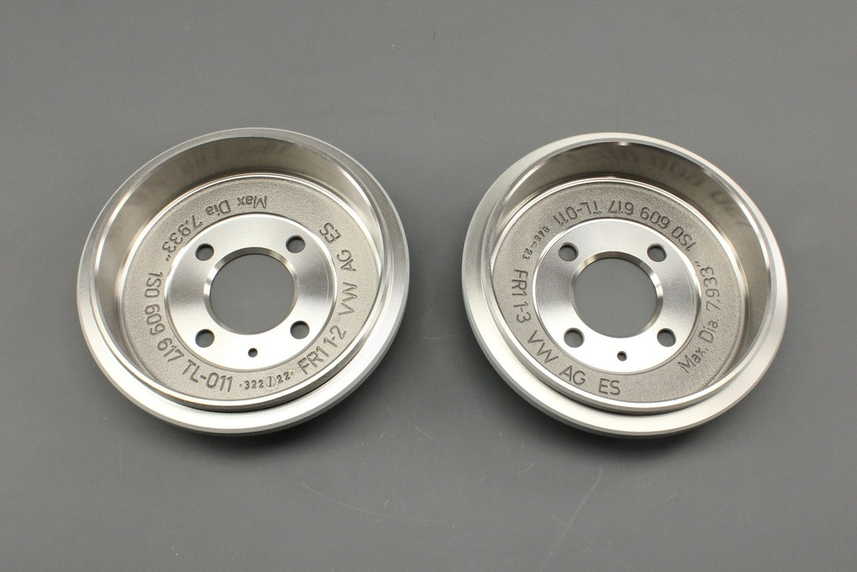 VW Up! Skoda Citigo SEAT Mii pair of rear brake drums (x2) 1S0609617